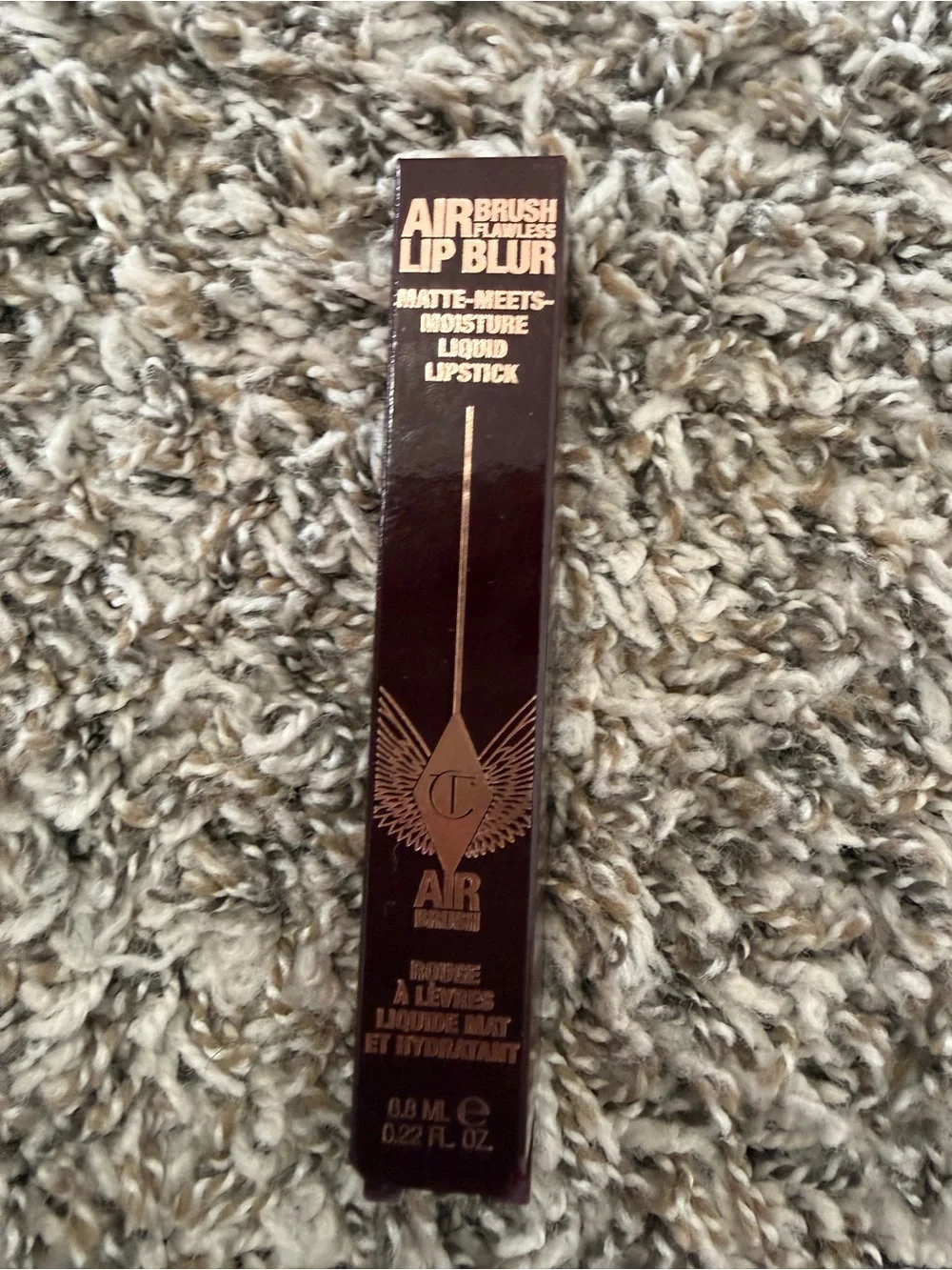 Charlotte Tilbury Airbrush Lip Blur Liquid Lipstick - Brown Packaging